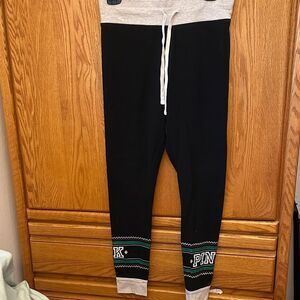 Pink holiday legging joggers